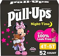 Vista 11 de Pull-Ups pañales de entrenamiento para la noche para niñas, 2T-3T, 68 unidades (el empaque pueden variar)