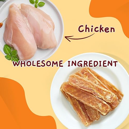 Vista 11 de Jungle Calling Golosinas para perros, carne seca de pato para perros, aperitivos tostados lentos para perros medianos y grandes, golosinas