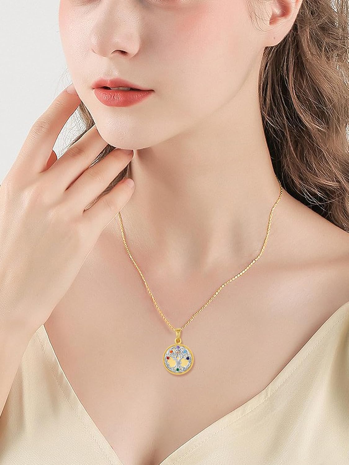 KINGWHYTE Tree of Life Necklace for Women 925 Sterling Silver Celtic Knot Tree of Life Pendant Dainty Family Tree Jewelry Birthday Christmas Gifts for Wife Mom Grandma - Image 6