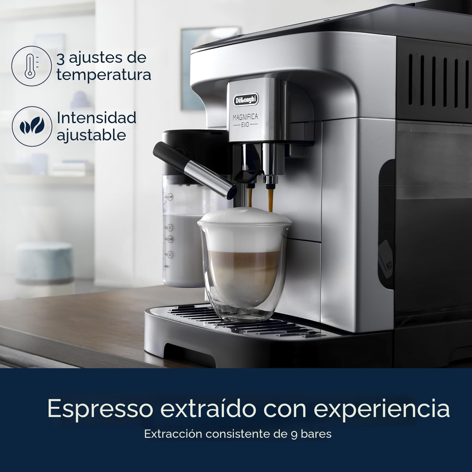 De’Longhi マグニフィカ EVO ECAM29084SB EX2 Amazon.com: Máquina de café y espresso automática De'Longhi