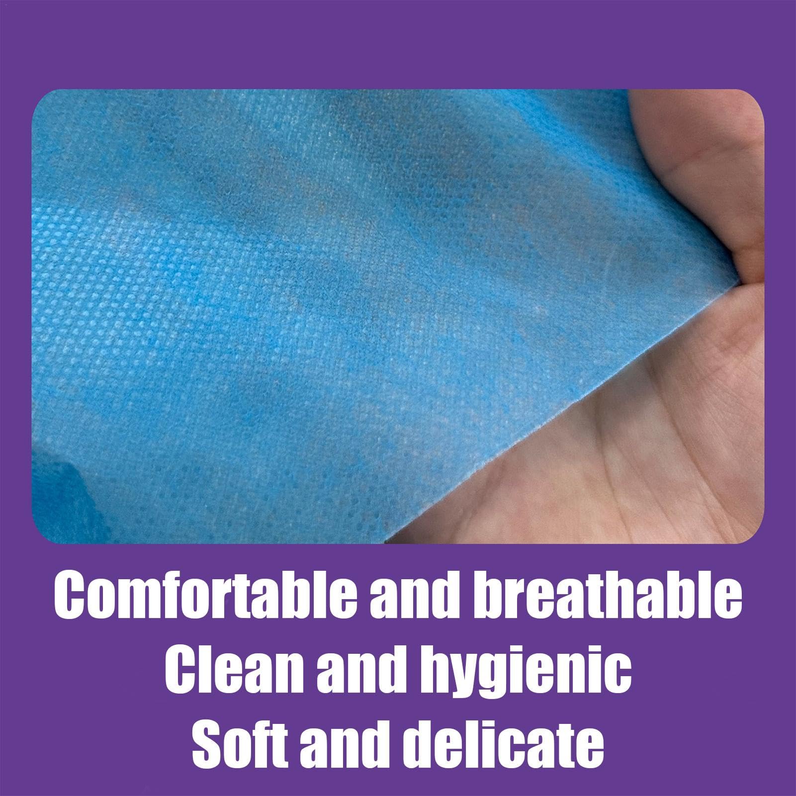 Coprilettino da Massaggio 5X - Lenzuola con Angoli | Copritavolo Blu per Spa | Morbide Lenzuola per Estetista