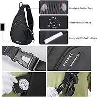 Amazon.com: mixi Sling Bag Men Backpack Unisex One Shoulder Bag