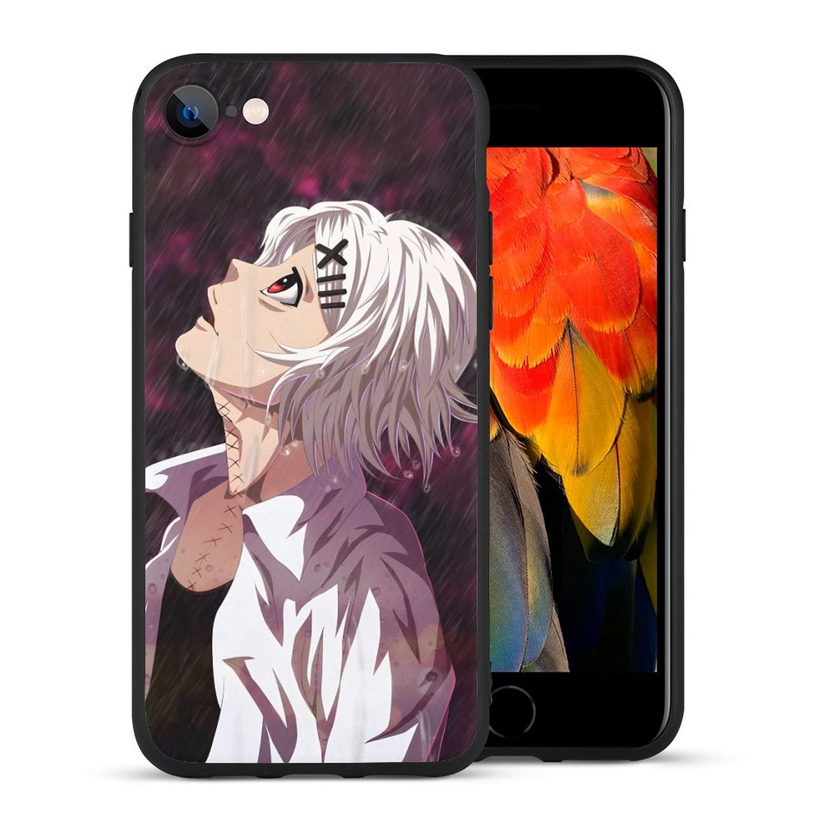 Black Phone Case for Apple iPhone 12 Pro,Anime Suzuya Juuzou
