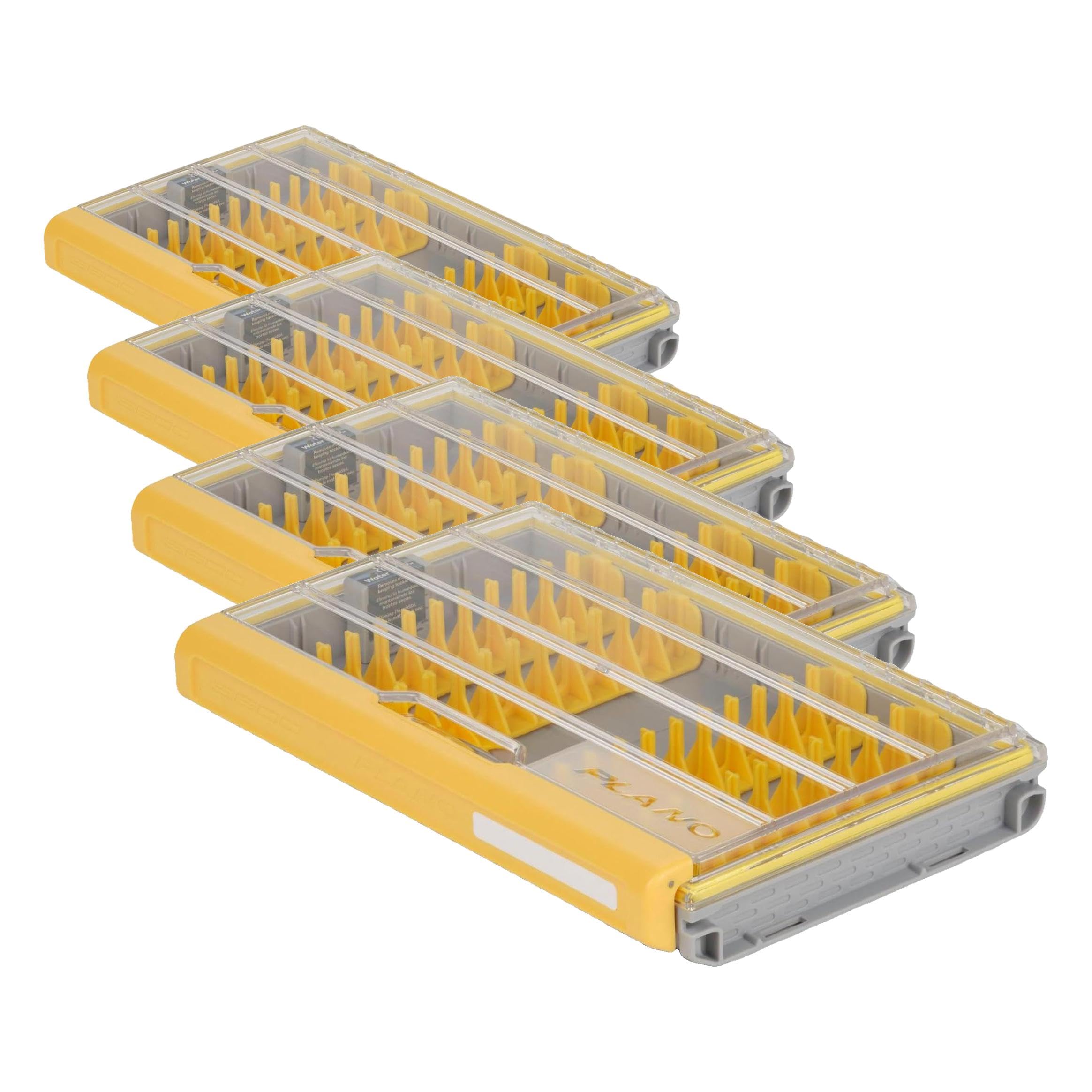 Plano EDGE Series Fishing Tackle Storage Boxes | Premium Tackle Organization with Rust Prevention, Regular (Pack of 4)
