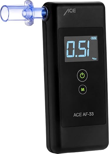 ACE AF-33 Alkotester - der #1 Alkoholtester laut AUTO BILD (Vergleich 2022/23)...