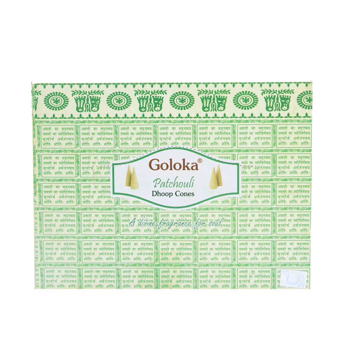 Sponsored Ad - Goloka Patchouli Dhoop Cones Pack of 12 (10 Cones Each Pack)