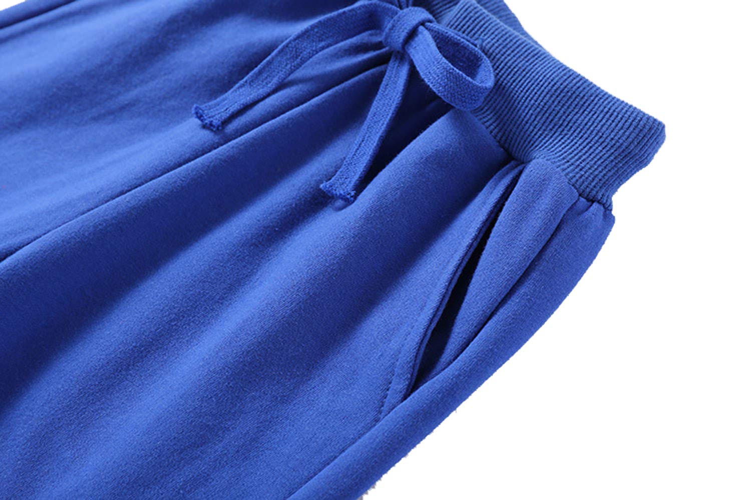 Ding Dong Baby Toddler Kid Boy Solid Cotton Active Pants Casual Drawstring Jogger Sport Jogger Pants?Orange,7-8T?