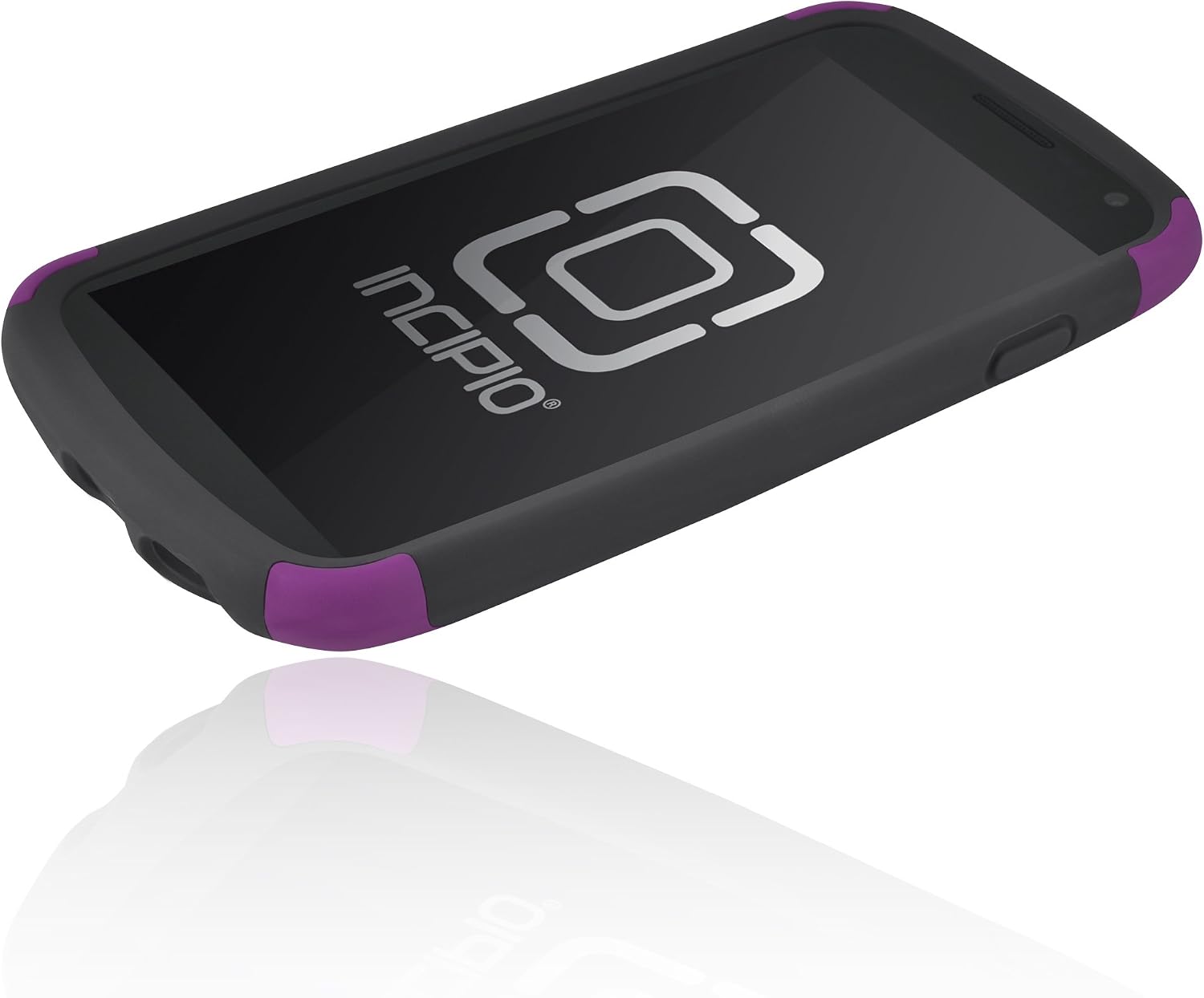 Incipio SA-207 Samsung Galaxy Nexus SILICRYLIC Hard Shell Case with Silicone Core - 1 Pack - Retail Packaging - Dark Purple/Dark Gray
