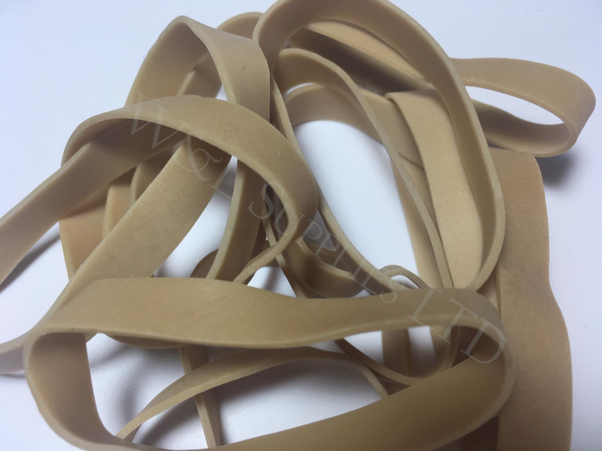 Large Elastic Rubber Bands Size No.105 - Strong Heavy Duty - 5" (160mm x 16mm) (Pack of 80)