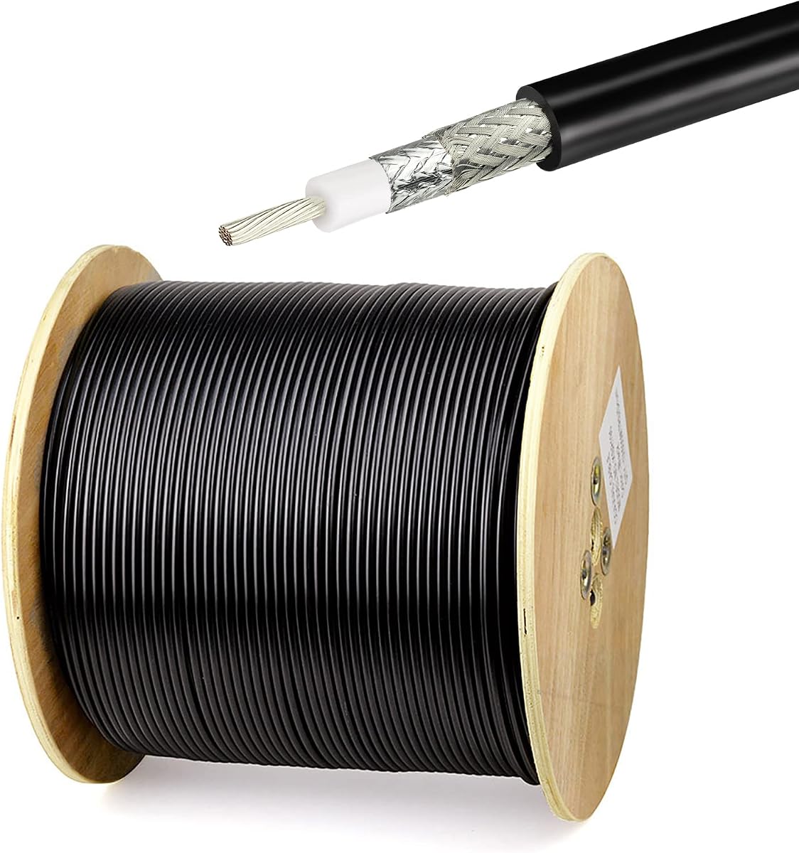 Superbat RG8x Coaxial Cable 50ft Low Loss