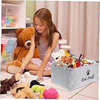Vista 7 de Caja de almacenamiento de tela, cajas de juguetes para gatos, perros, mascotas, cubo de almacenamiento para gatos