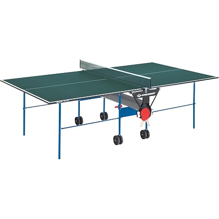 Schildkrot Tischtennisplatte Joker Indoor Automatiktisch 19 Mm Feinspannplatte Grune Oberflache Blaues Untergestell Klappbar Und Durch Rader Leicht Fahrbar 838542 Amazon De Sport Freizeit 