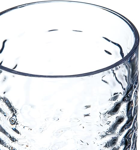 Miniatura 5 de Carlisle FoodService Products 550807 Pebble Optic SAN - Vaso de plástico sin BPA, calidad de restaurante, resistente a la rotura, 8 onzas,