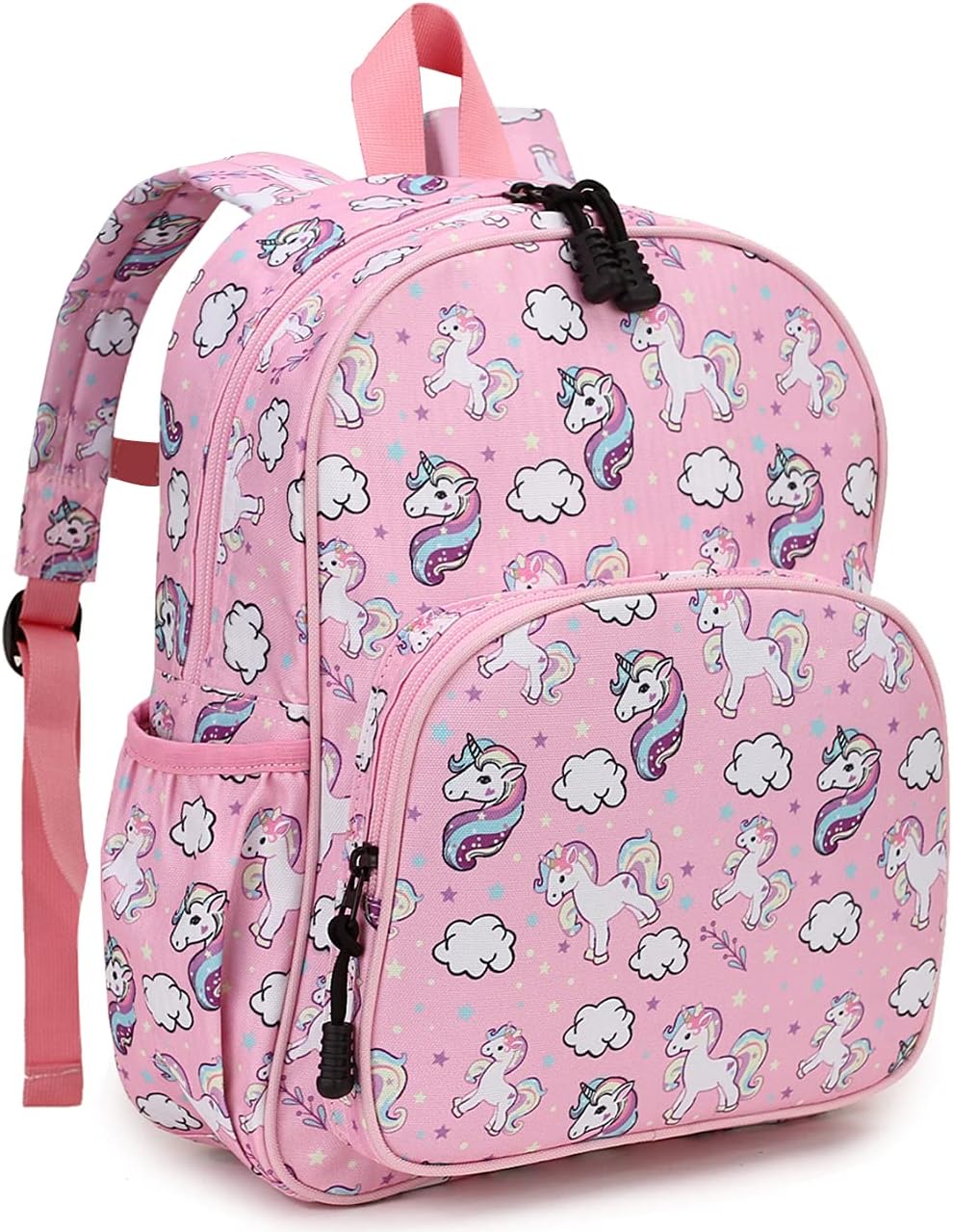 Kids Backpack for Girls,15L Lightweight Water-Resistant Primary School Rucksack for Ages 7–10,Fits A4 Folders with Chest Strap Unicorn