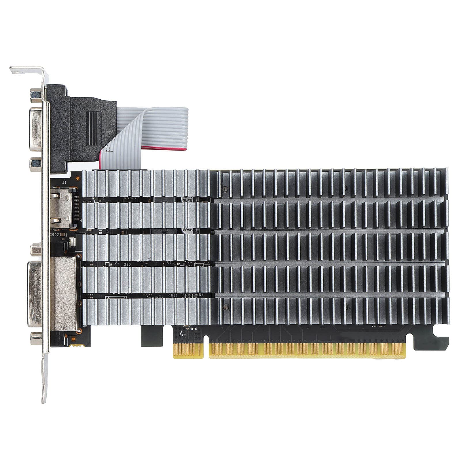 MS‑GT710 1GB DDR3 Graphics Card, PCIE 2.0 64Bit Desktop Computer Game Video Graphics Card, Dual Slot