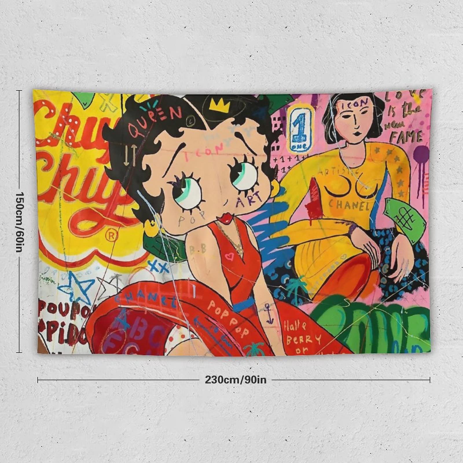 Amazon.co.jp: タペストリー ベティちゃん アートポスター おしゃれ