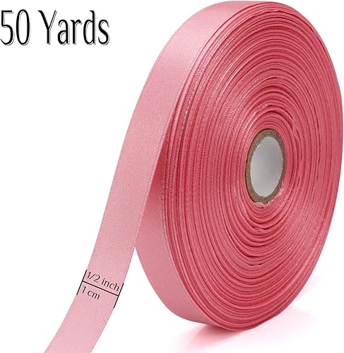Miniatura 113 de Cinta de oro rosa de 1-1/2 pulgadas, para envolver regalos, 50 yardas, corona de fiesta de boda, costura, accesorios para el cabello, decoración