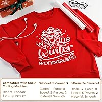 Vista 5 de HTVRONT Vinilo de transferencia de calor, 18 paquetes de vinilo para planchar para camisetas, 12 x 10 pulgadas, vinilo HTV fácil de cortar