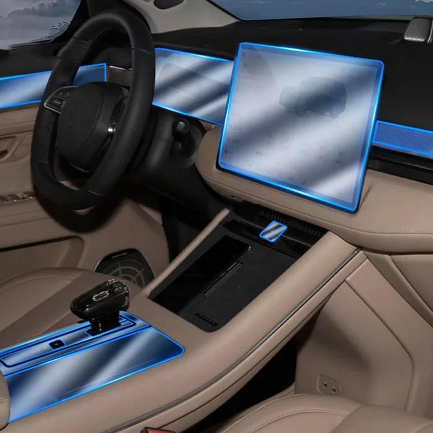 Éviter les rayures sur la console SERES AITO M7 avec ce film TPU