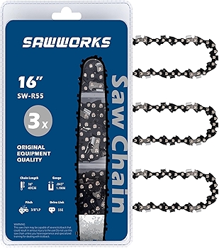 SawWorks 16 Inch Chainsaw Chain Pack
