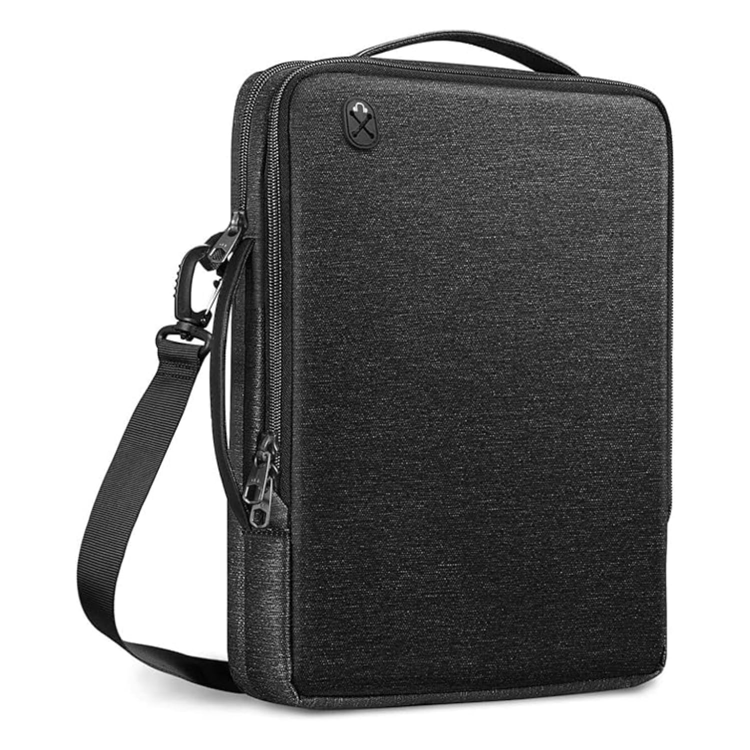 MOCA Laptop Unisex Shoulder Bag For Macbook Air/Pro 13-Inch M2 2022, Pro M1 14-Inch, Padded Computer Tablet Carrying Case Dell Xps 13, 13.5'' Surface, Hp, Acer Chromebook (13-14 Inch, Black)-image-43