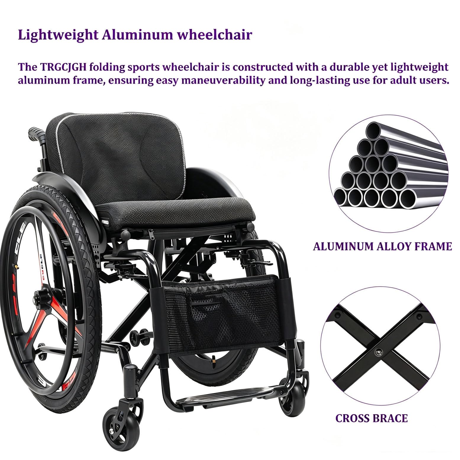 Składany wózek transportowy/sportowy SeatW40cm