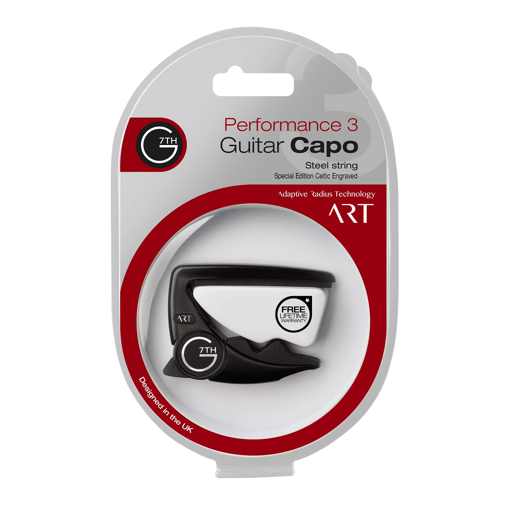 G7th 200-676 Performance-3 ART Capo Acoustic, Celtic Black