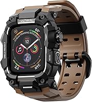 Vista 16 de ULTIMAL - Funda resistente con correa para Apple Watch 49mm, compatible con Apple Watch Ultra 3/2/1, cubierta protectora a prueba de golpes de grado