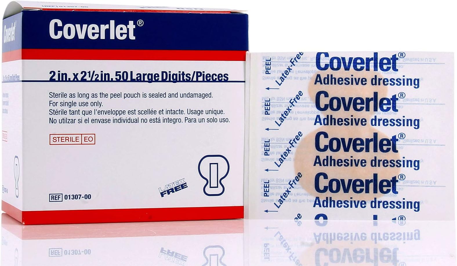 Coverlet Large Digit Fabric Bandages (Box of 50)