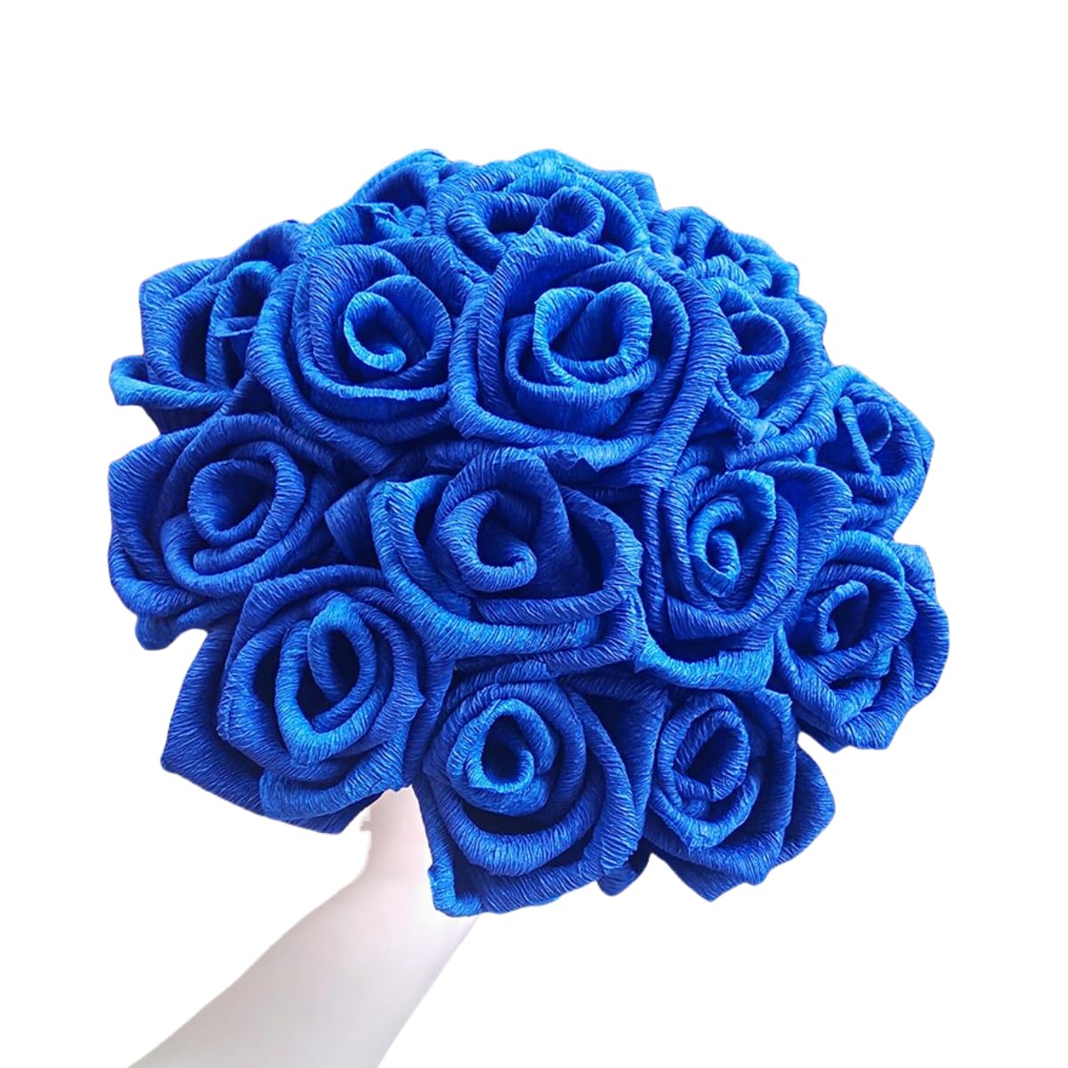 Rouleaux de papier crépon de 70 g – Fournitures d'art et de bricolage pour la fabrication de fleurs, serpentins de fête froissés et projets de décoration (orange rouge)
