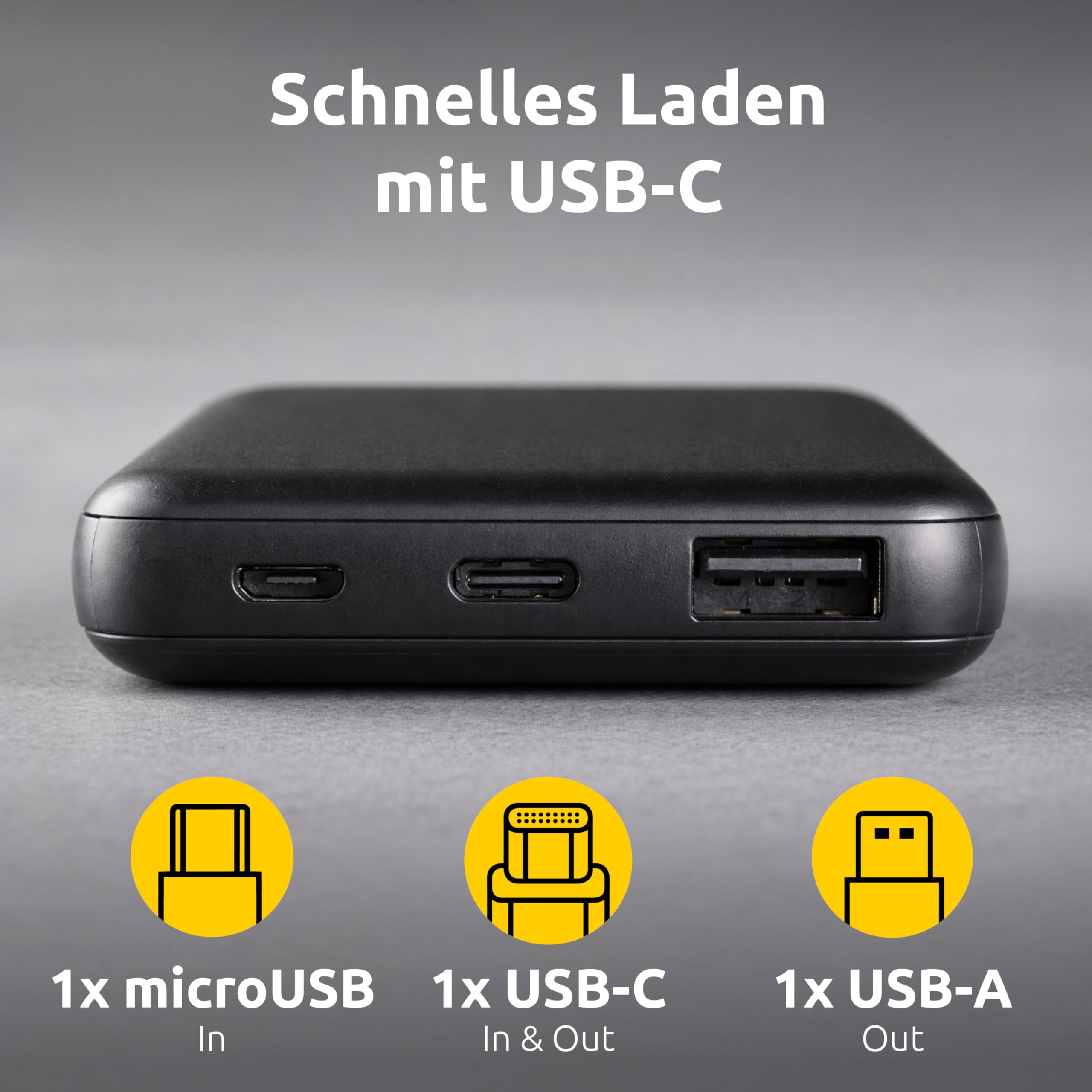 Intenso Powerbank XS 5000, zewnętrzna ładowarka (5000 mAh, nadaje się do smartfonów/tabletów, odtwarzaczy MP3/aparatu cyfrowego), czarny