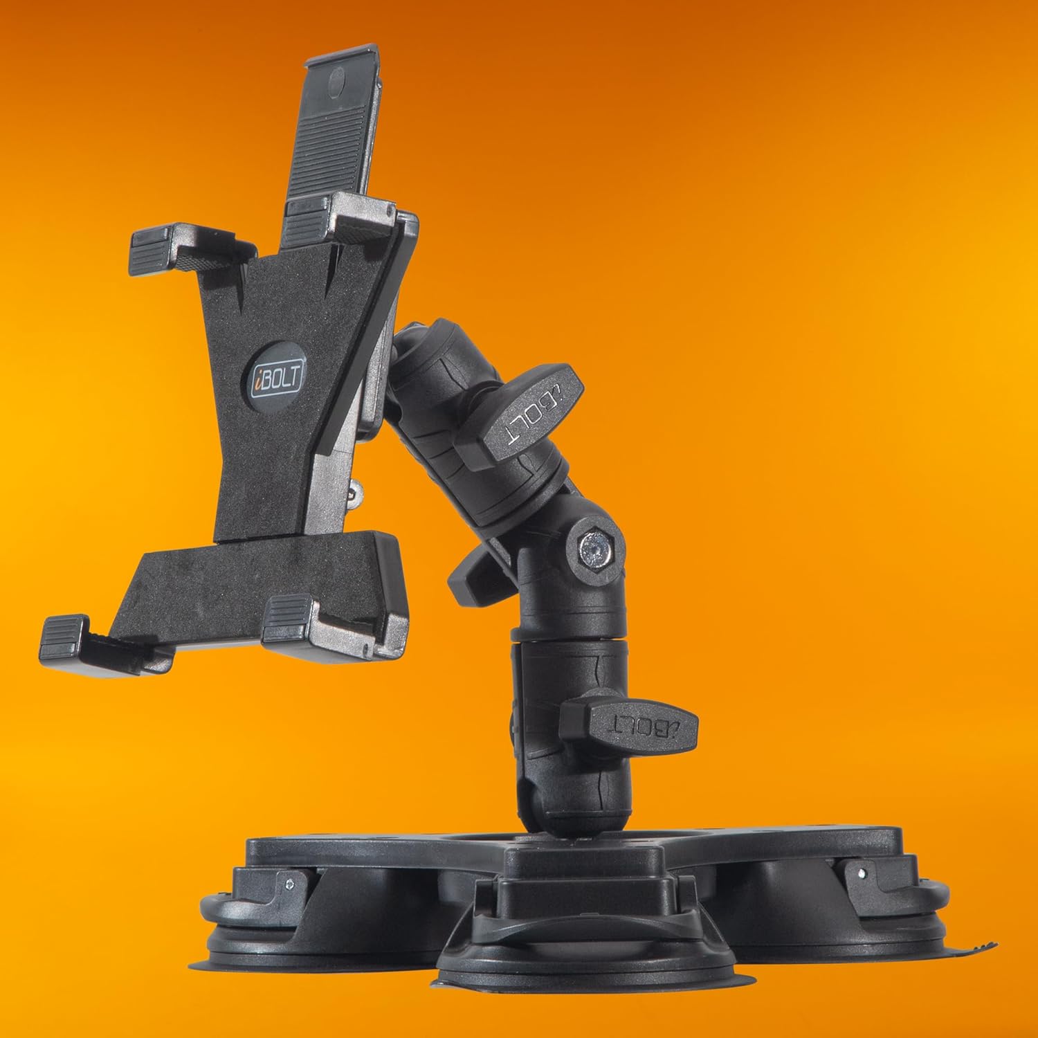 iBOLT TabDock IncrediBOLT 360 Heavy Duty Triple Suction Cup Mount for 7-10 inch Tablets - Great for windshields and dashboards