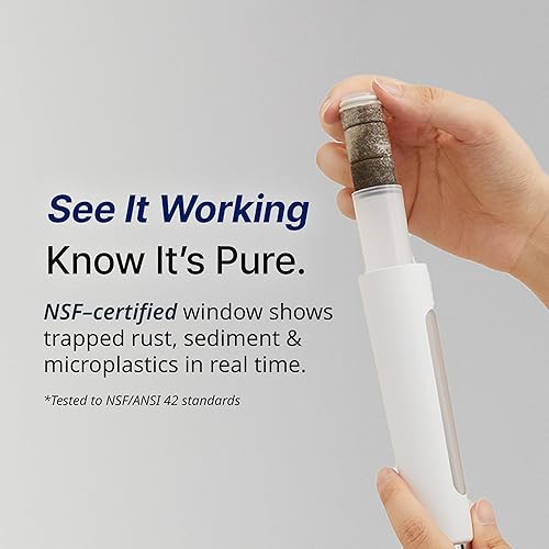 Miniatura 5 de SecondShower - Filtro clínicamente probado para la salud de la piel, elimina el 99% del cloro y la cloramina, filtración certificada NSF para agua