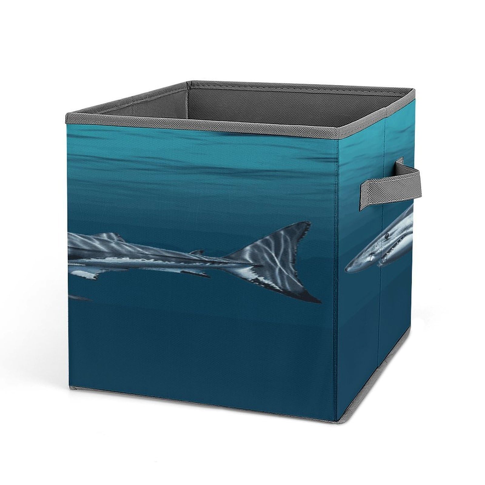 Fekiloot Style Great White Shark Storage Bins Storage Baskets