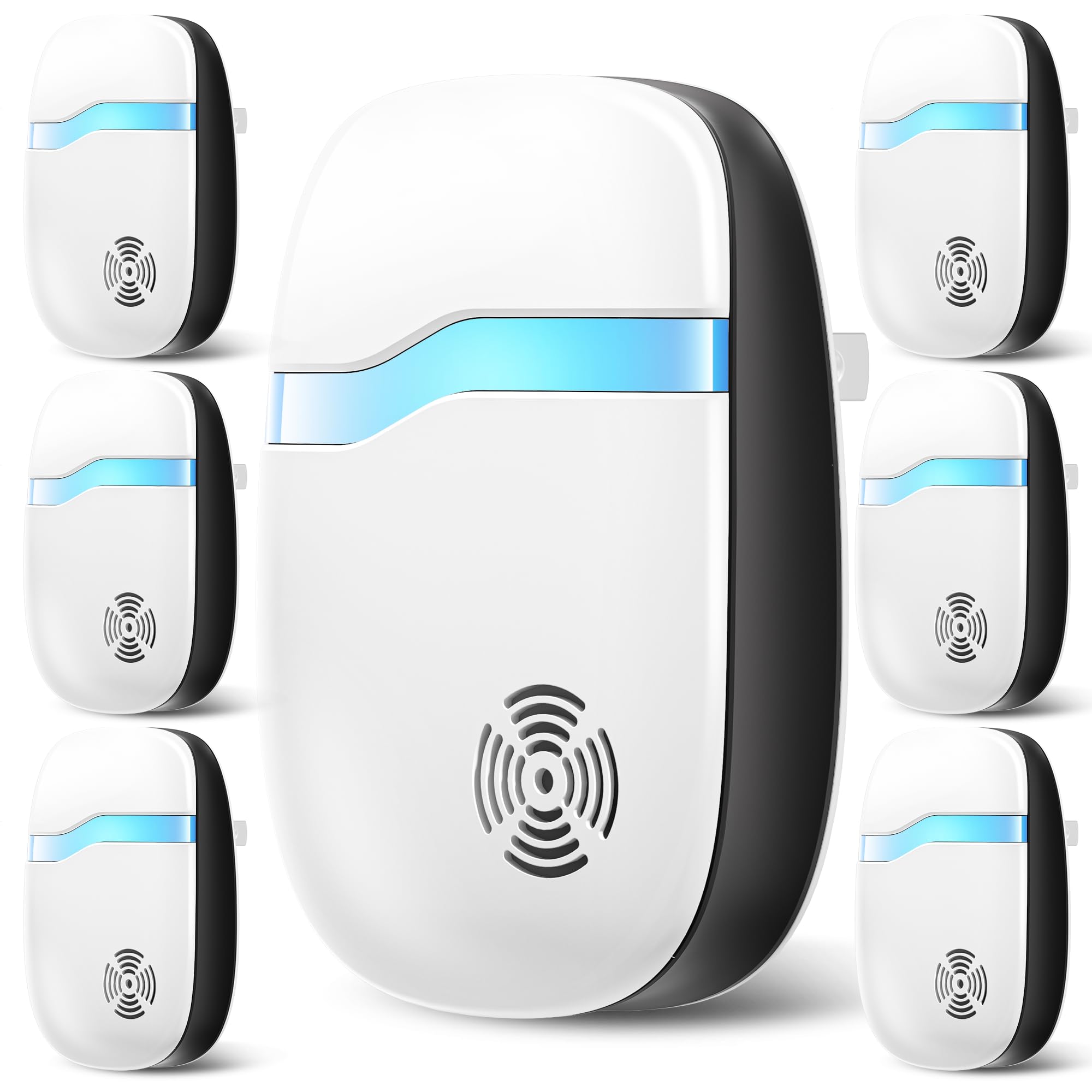 Photo 1 of (2026 Upgraded) Ultrasonic Rodent & Pest Indoor Repeller - Stronger Driving Force, Repellent for Mouse, Rats, Cockroaches, Bugs, Ants, Spiders, Plug-in Control Device, Silent for Home (6 Pack)