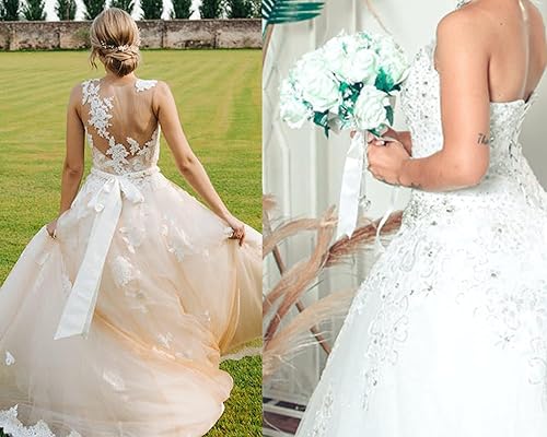 Miniatura 896 de Cinta de satén verde esmeralda de doble cara de 1-1/2 pulgadas x 50 yardas, cinta de poliéster verde esmeralda para envolver regalos, muy adecuada