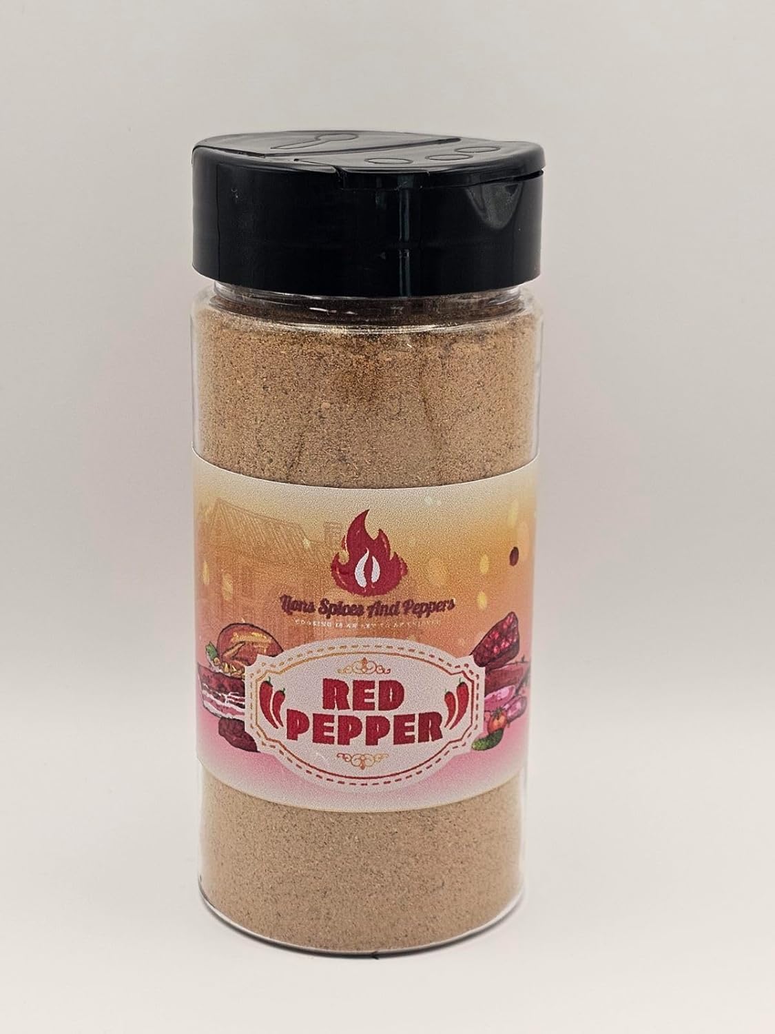 LIONS SECRET SPICE - African - Cameroon - Spices - LIONS KANKAN SPICE - KANKAN Mix - LIONS RED PEPPER - Hot and Spicy Red Pepper - 8 oz Jar Per Unit | Seasonings for Meat, Poultry and Seafood