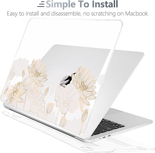 Miniatura 5 de Batianda Funda prémium para MacBook Air de 15 pulgadas 2025 M4 2024 2023 con chip M3 M2 modelo A3241/A3114/A2941, carcasa rígida diseñada