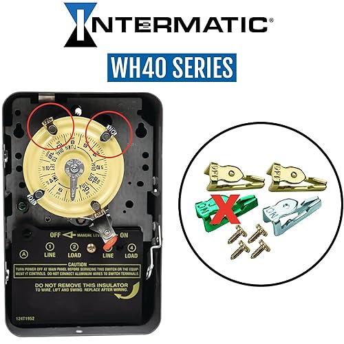 Miniatura 3 de Intermatic 156T1978A - Kit de disparador de interruptor de tiempo, paquete de 2 Trippers genuinos, compatibilidad exclusiva con temporizadores de la