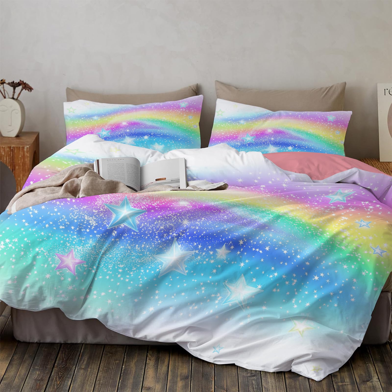 Housse de couette 200x200cm fermeture éclair pour changer de lit facilement et sans effort