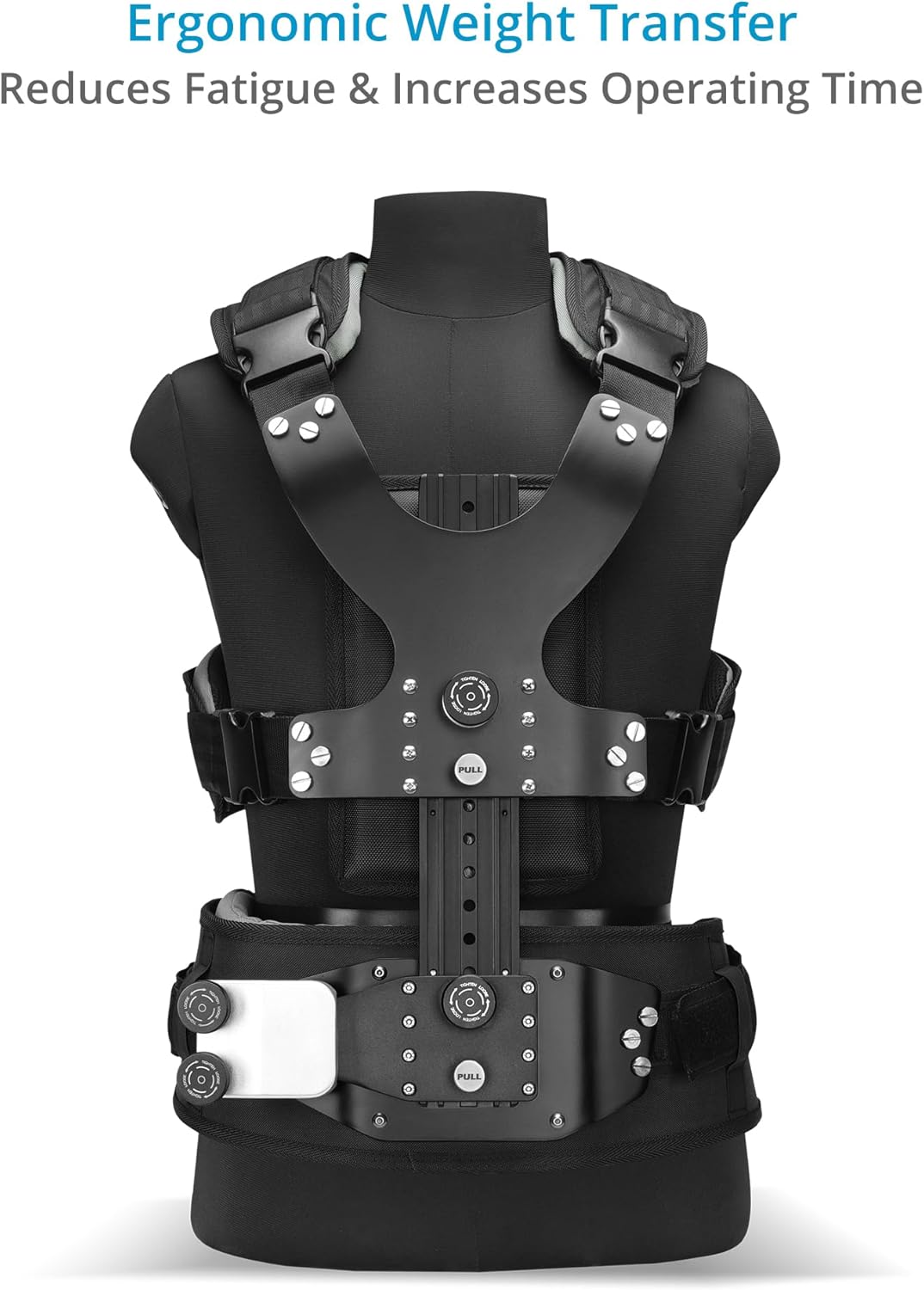 FLYCAM Vista-II Stabilizer Arm & Universal-Fit Vest for Handheld Camera Stabilizers. Payload up to 15kg / 33lb. Fits 28 to 60" Waist Size (VSTA-II-AV~)