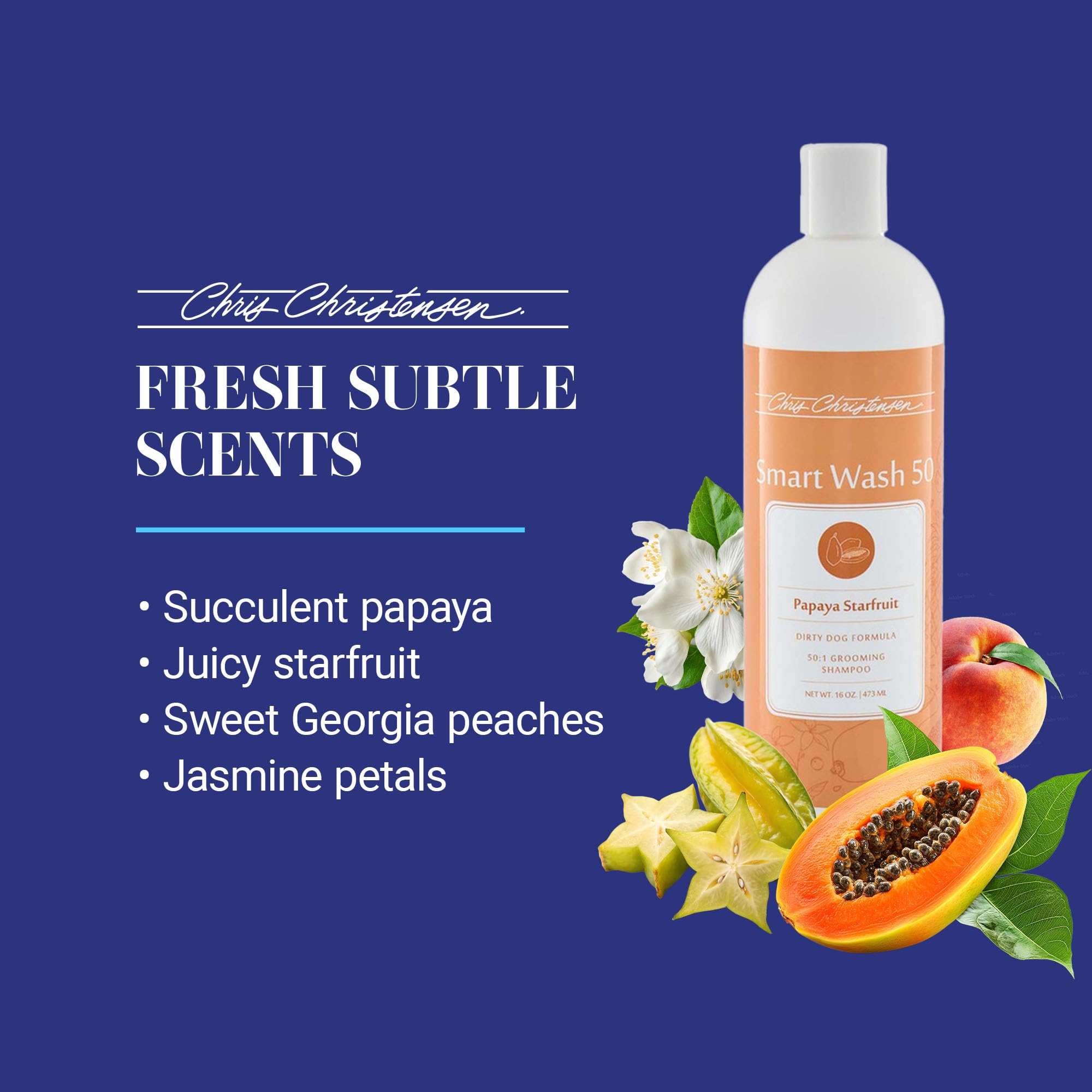 Chris Christensen Smartwash 50 Shampoo Papaya Starfuit 3.8L by