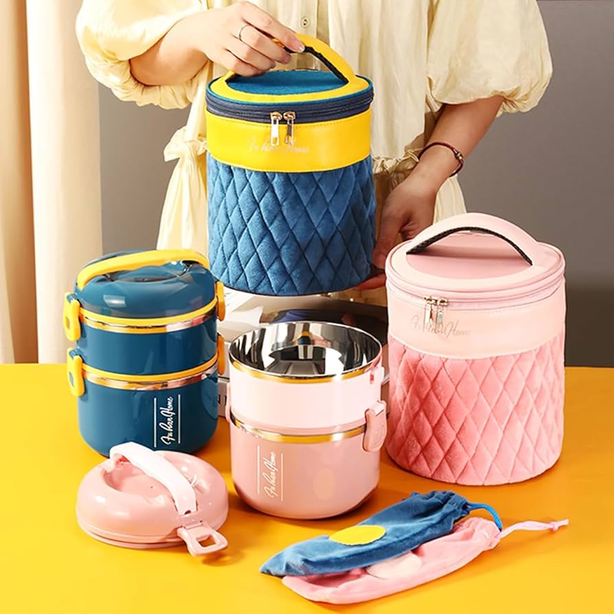 Amazon | お弁当箱 保温ランチジャー 保温弁当箱 食品グレードの 304