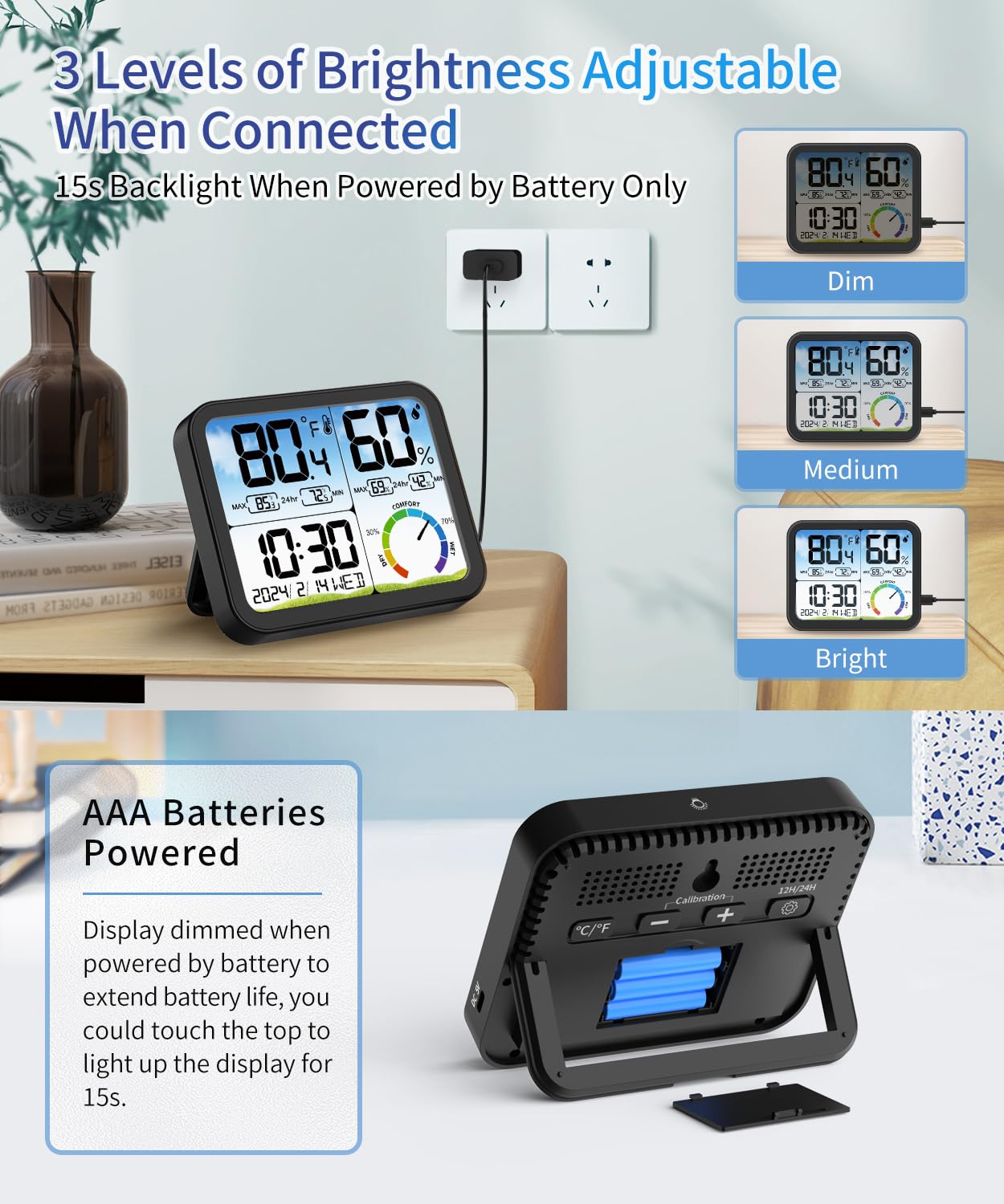 VOCOO Digital Indoor Room Thermometer - Image 4
