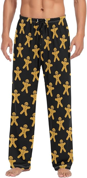 Christmas pattern Mens Pajama Pants Sleepwear Lounge Pajama Bottoms