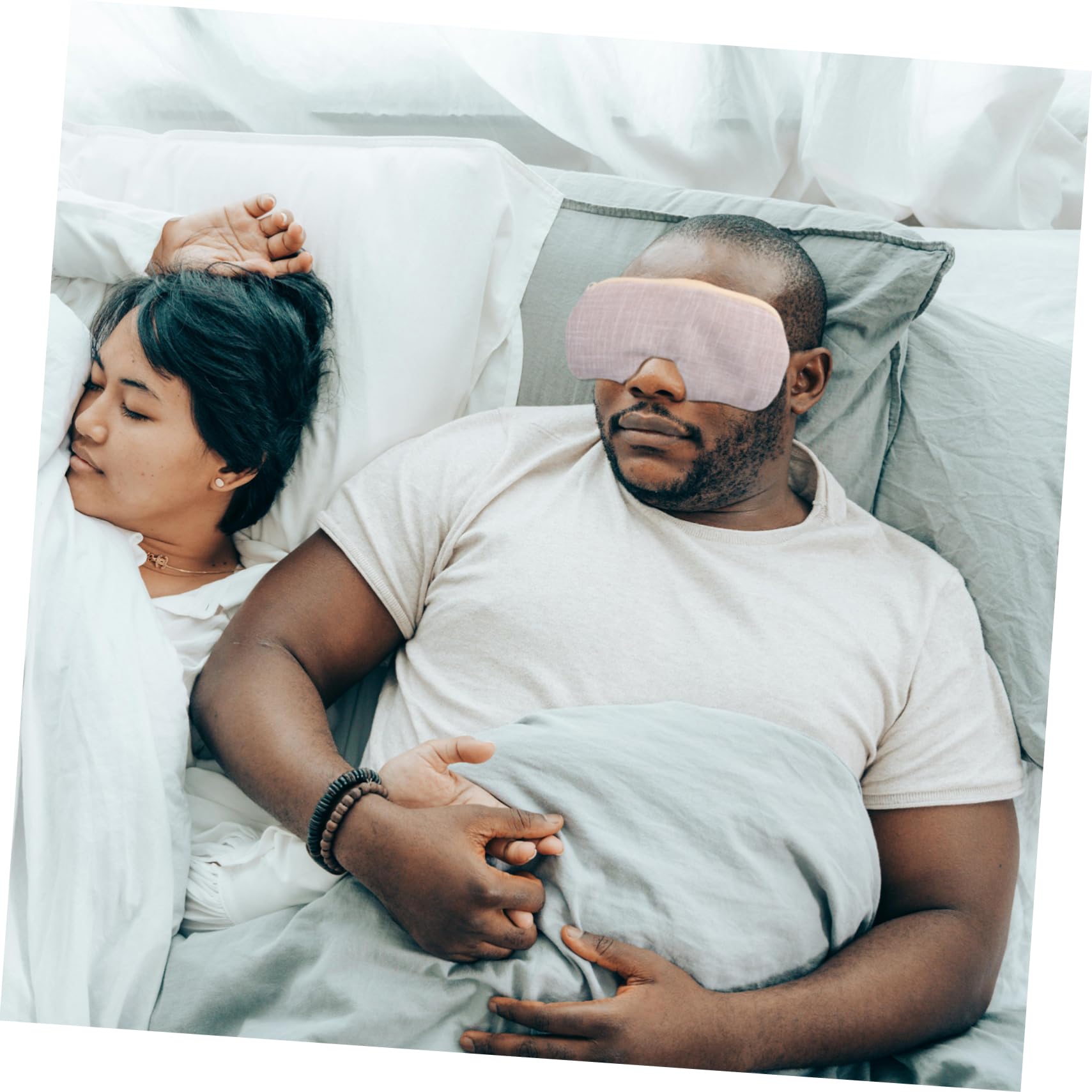 FOMIYES 3pcs Eye Cover for Sleep Reusable Hot Compress Eye Mask Salt Therapy Dark Circles
