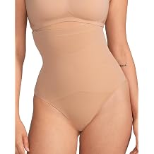 HONEYLOVE Shapewear for Women - SuperPower Thong - High Compression Tummy Control Underwear