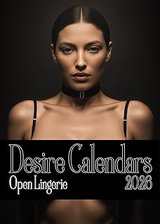 Girl Calendar: 2026 Open Lingerie Pin-up Wall Calendar Topless Woman