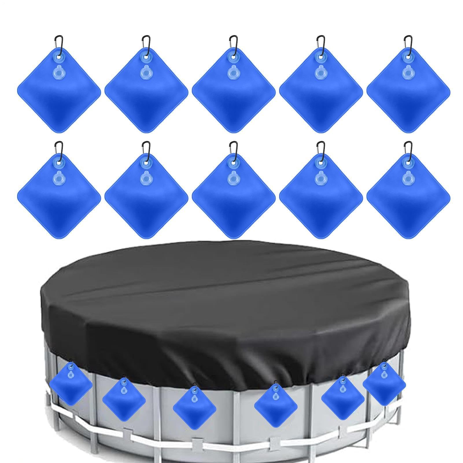 Gewichte für Poolabdeckung, robust, 10 Stück, Wassergewichte für den Winter, für Sportbegeisterte, Hinterhof, Villa, Park, Hotel, Strandhaus