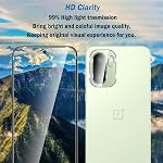 2+2 Pack for OnePlus 15R Screen Protector with Camera Lens Protector，Full Coverage 9H Tempered Glass Film,HD Clear Scratch Resistant,Bubble-Free for OnePlus 15R Screen Protector